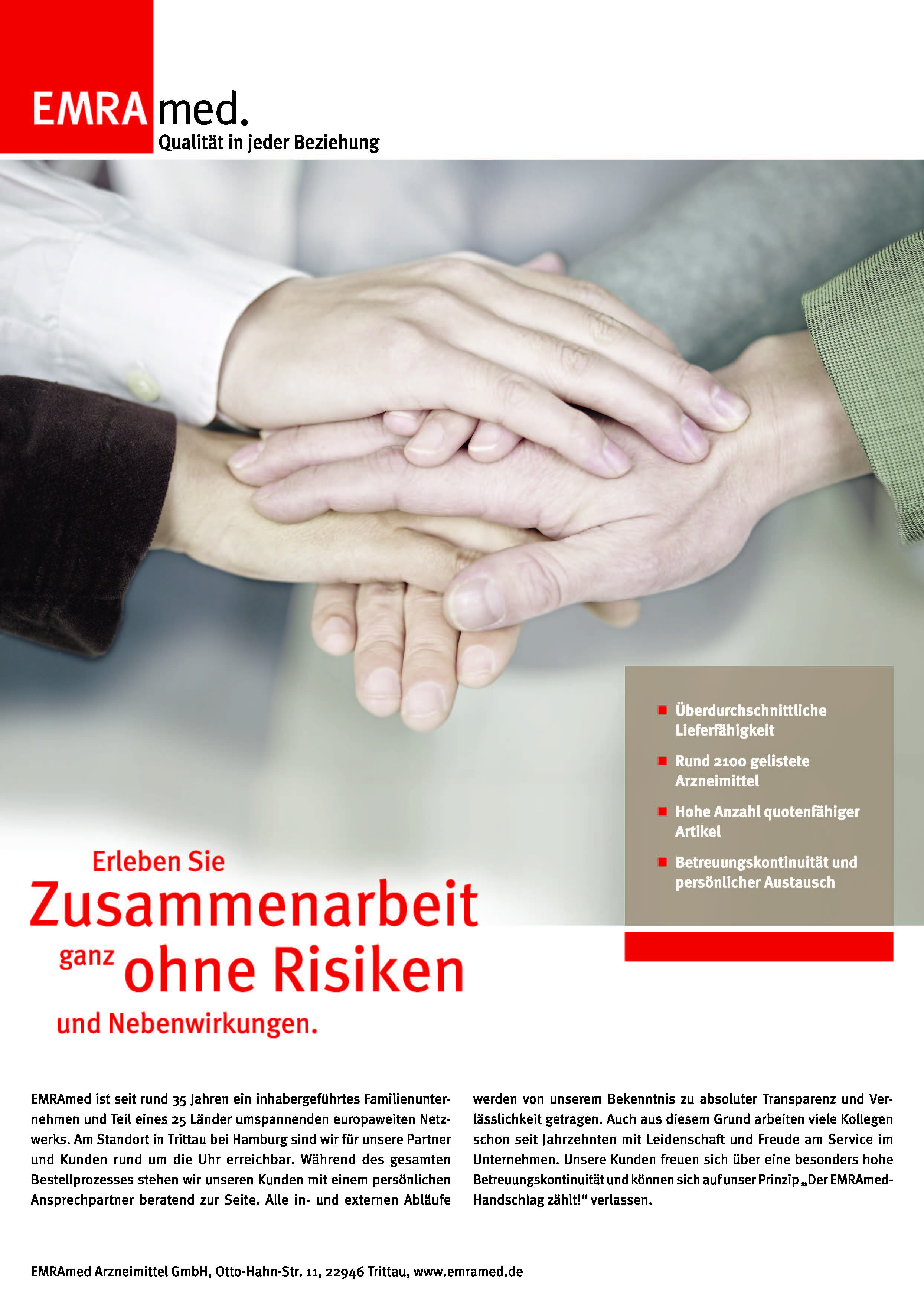 EMRAmed Anzeige: Zusammenarbeit